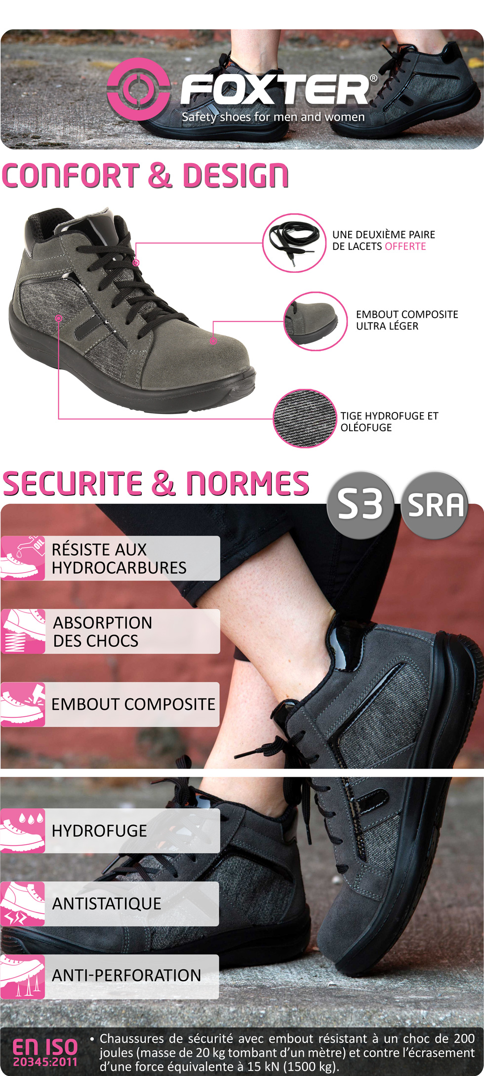 Chaussure de sécurité femme Kenza